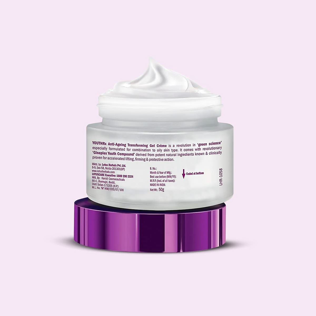 Lotus Herbals Youthrx Anti Ageing Transforming Gel Cream | Grocsy