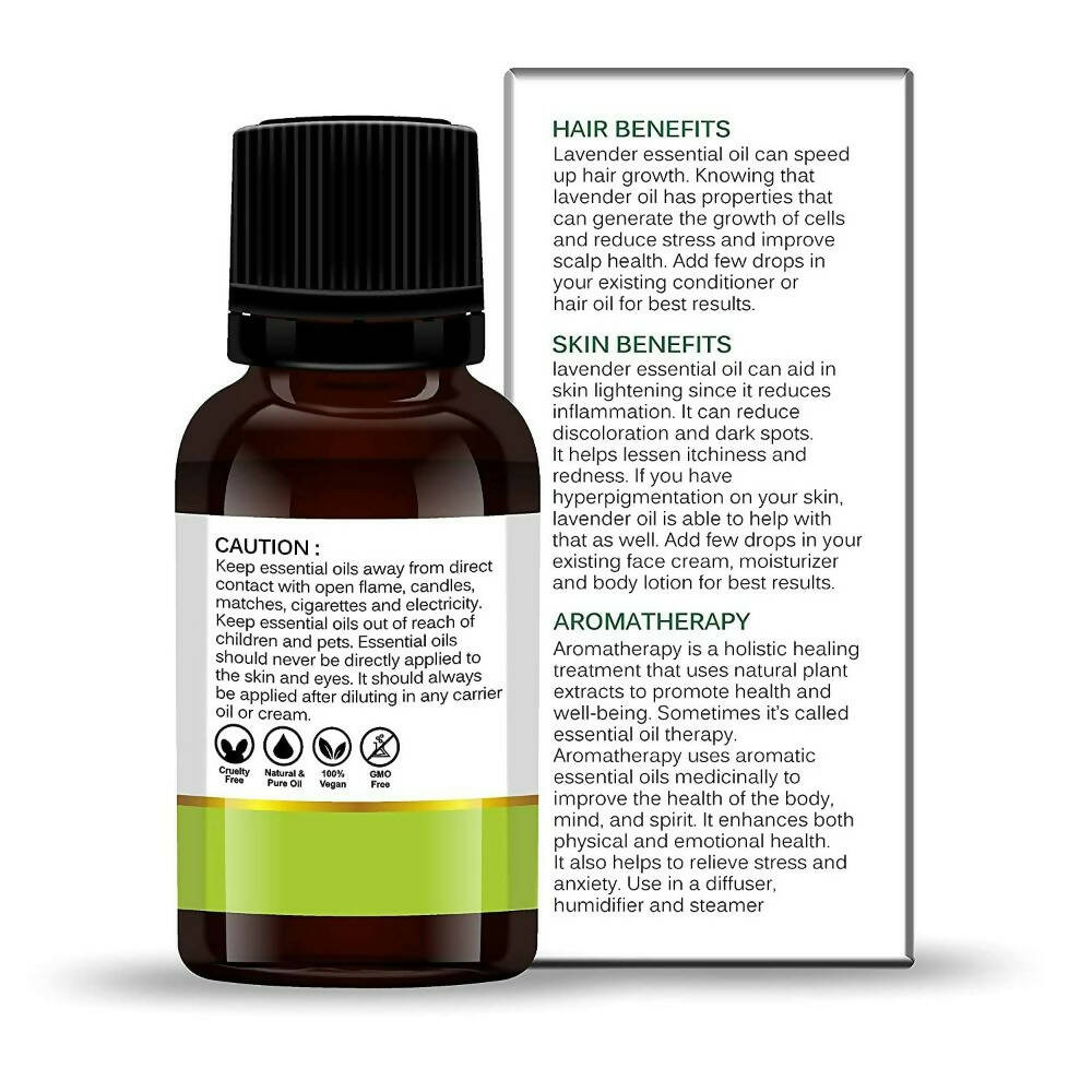 Vedic Naturals Lavender Essential Oil | Grocsy