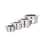 Sumeet Stainless Steel Tope/ Patila/cookware With Lids | Grocsy