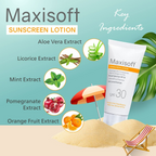 Maxisoft Sunscreen SPF 30 Lotion | Grocsy