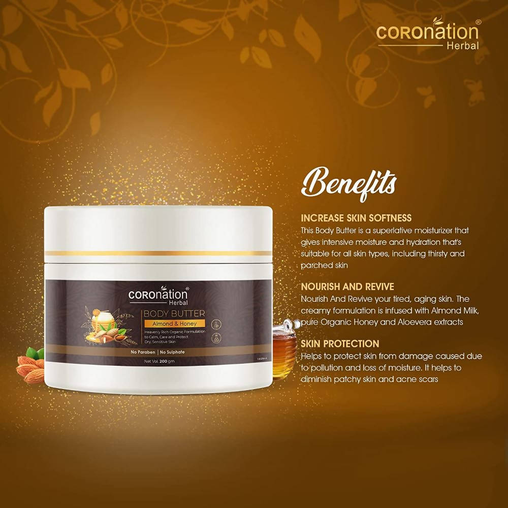Coronation Herbal Almond & Honey Body Butter | Grocsy