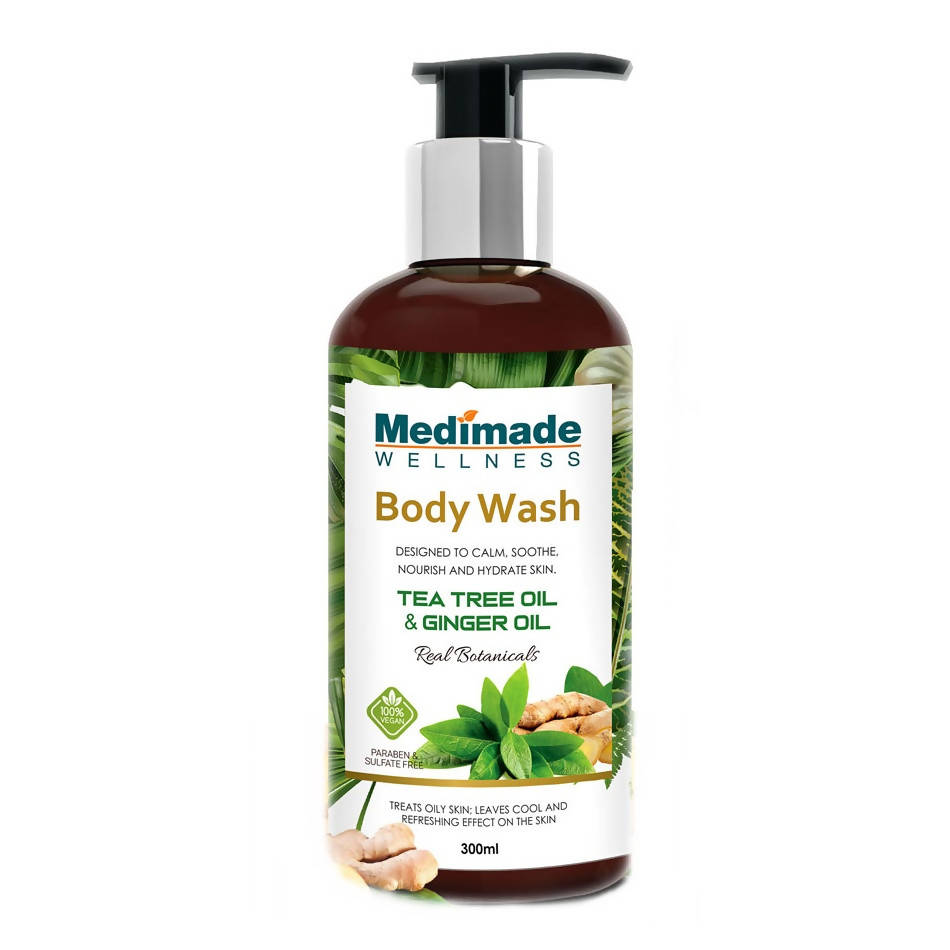 Medimade Wellness Tea Tree Oil & Ginger Oil Body Wash | Grocsy