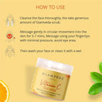 Glamveda Vitamin C Brightening & Lightening Scrub | Grocsy
