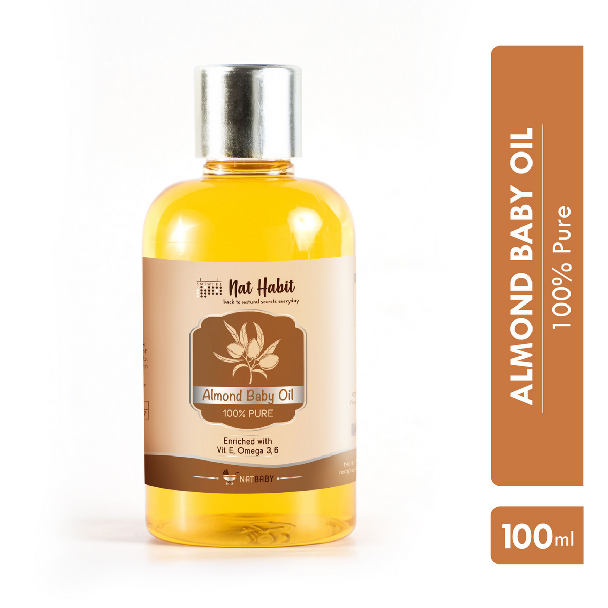 Nat Habit Pure Almond Baby Oil