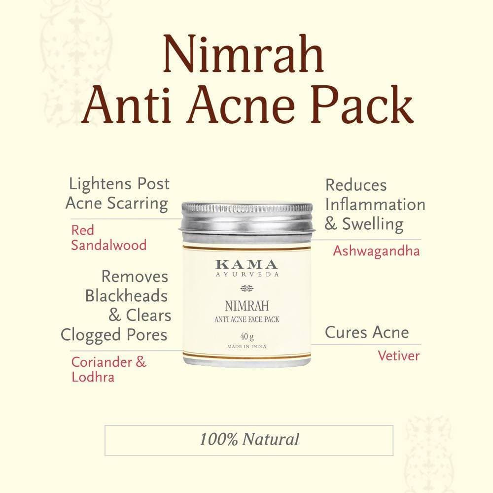 Kama Ayurveda Nimrah Anti Acne Face Pack | Grocsy