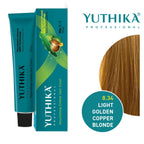 Yuthika Professional Creme Hair Colour - Light Golden Copper Blonde | Grocsy