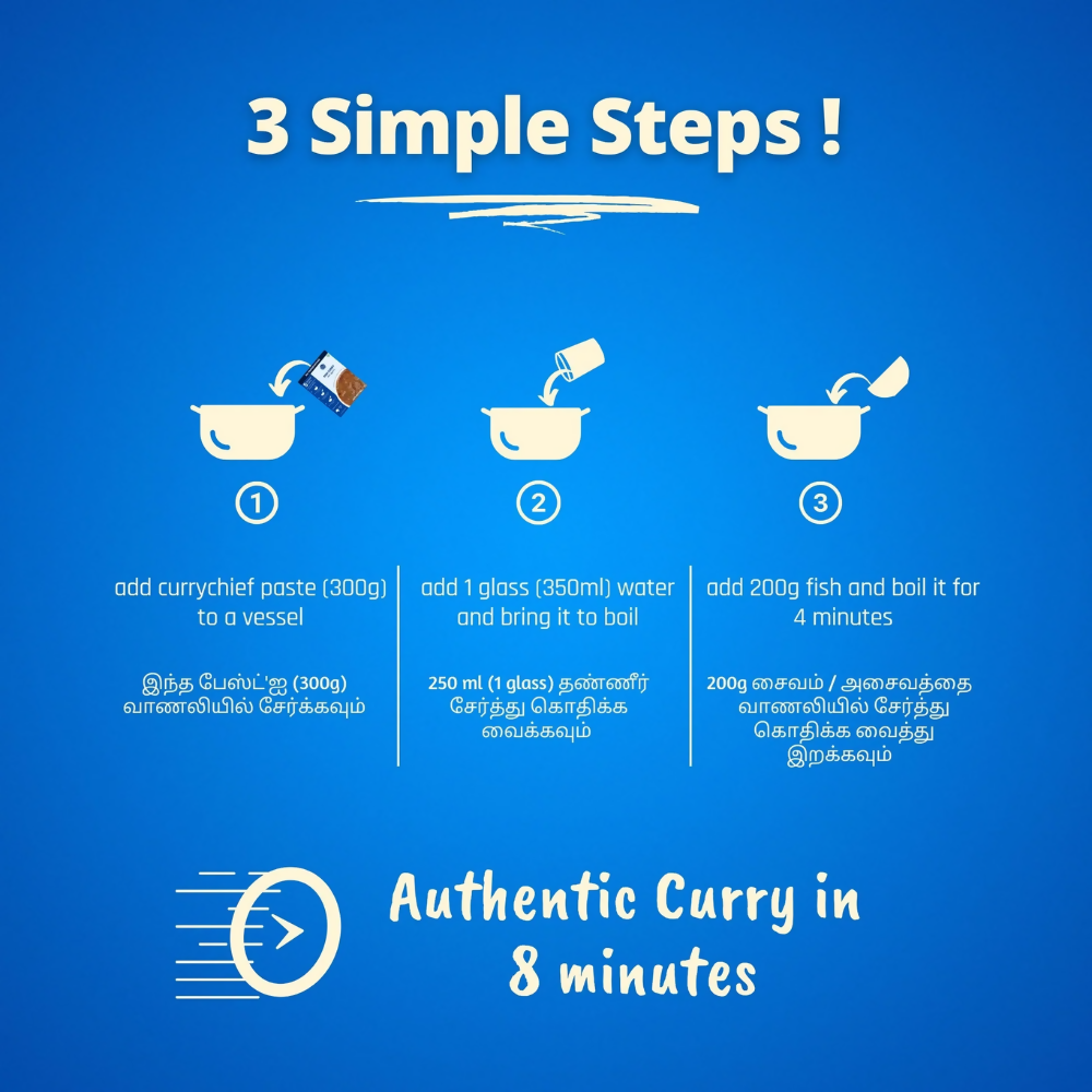 CurryChief 5 Minute Fish Curry | Grocsy