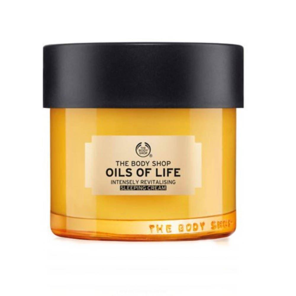 The Body Shop Oils Of Life Sleeping Cream | Grocsy