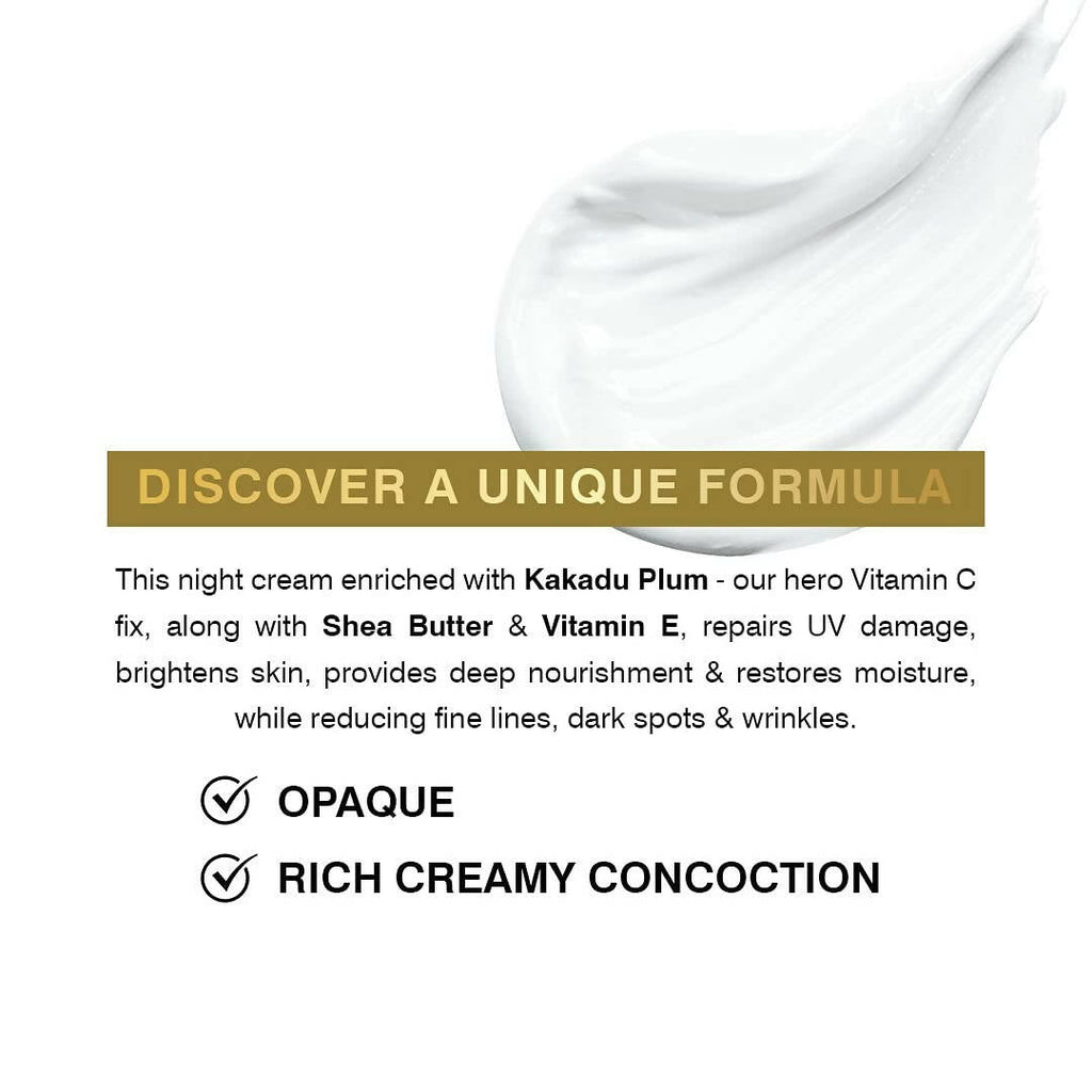 Coccoon Repairing Night Cream With Vitamin C Kakadu Plum and Shea Butter | Grocsy