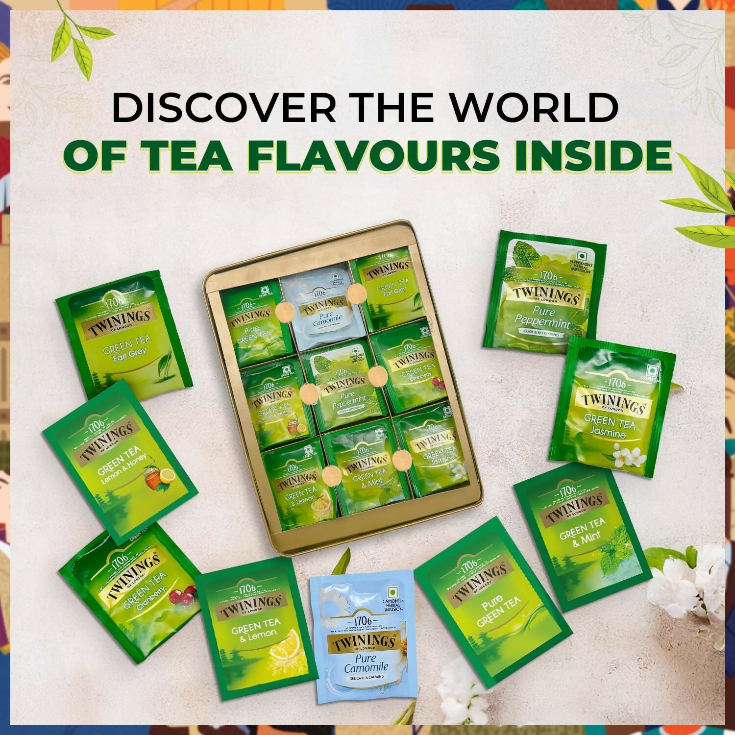 Twinings The Tea Moment Collection Assortment Tea Gift Set | Grocsy