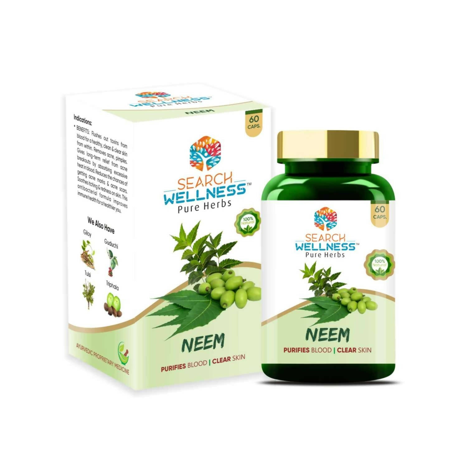 Search Wellness Neem Capsules | Grocsy