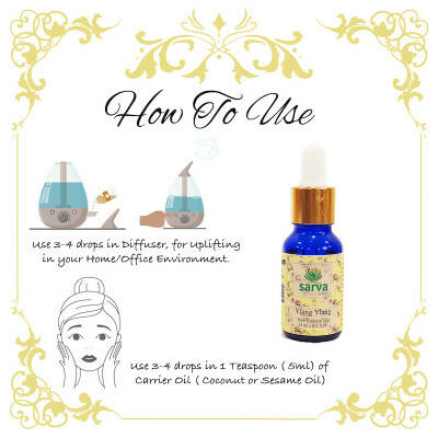 Sarva by Anadi Ylang Ylang Pure Essential Oil | Grocsy