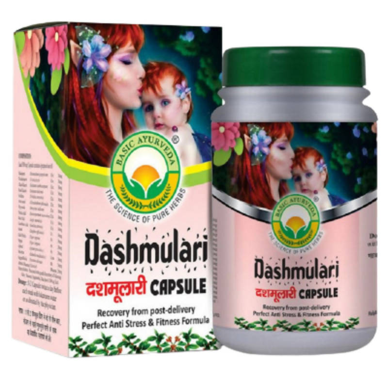 Basic Ayurveda Dashmulari Capsule | Grocsy