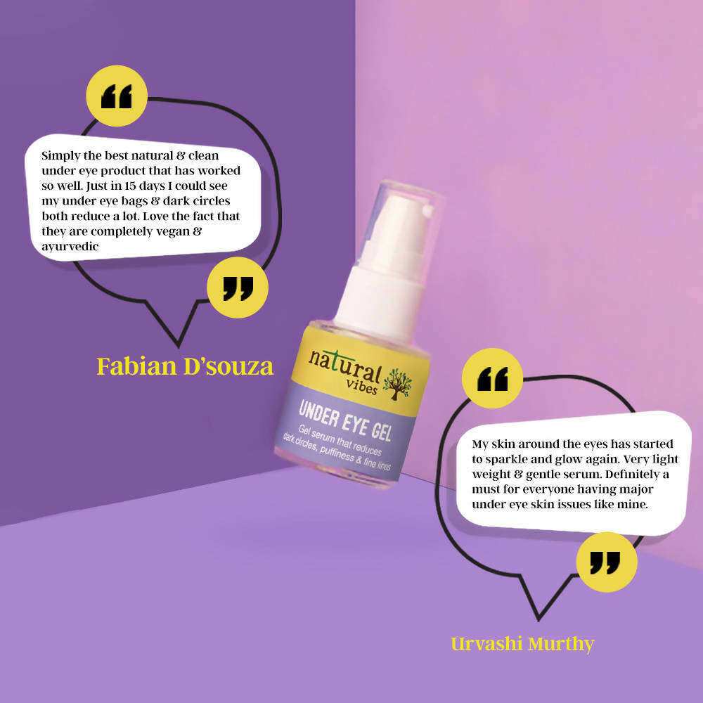 Natural Vibes Under Eye Gel Serum | Grocsy