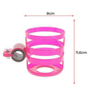 Safe-O-Kid Universal Stroller Cup Holder, Carrying Milk Bottle, Stroller/Pram Accessories For Baby, Pink | Grocsy
