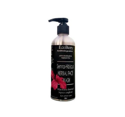 Ecoberry Senna Hibiscus Herbal Face Wash | Grocsy