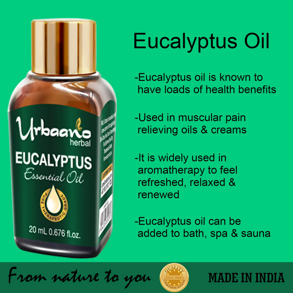 Urbaano Herbal Eucalyptus Essential Oil | Grocsy