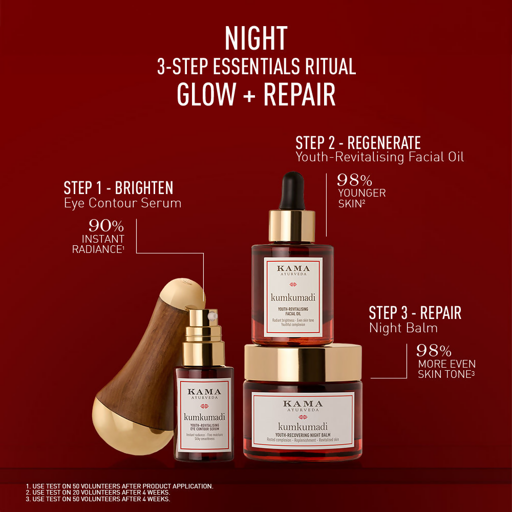 Kama Ayurveda Kumkumadi Youth - Revitalising Eye Contour Serum | Grocsy