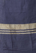 Mominos Fashion Moeza Slub Cotton Navy Blue Dupatta | Grocsy