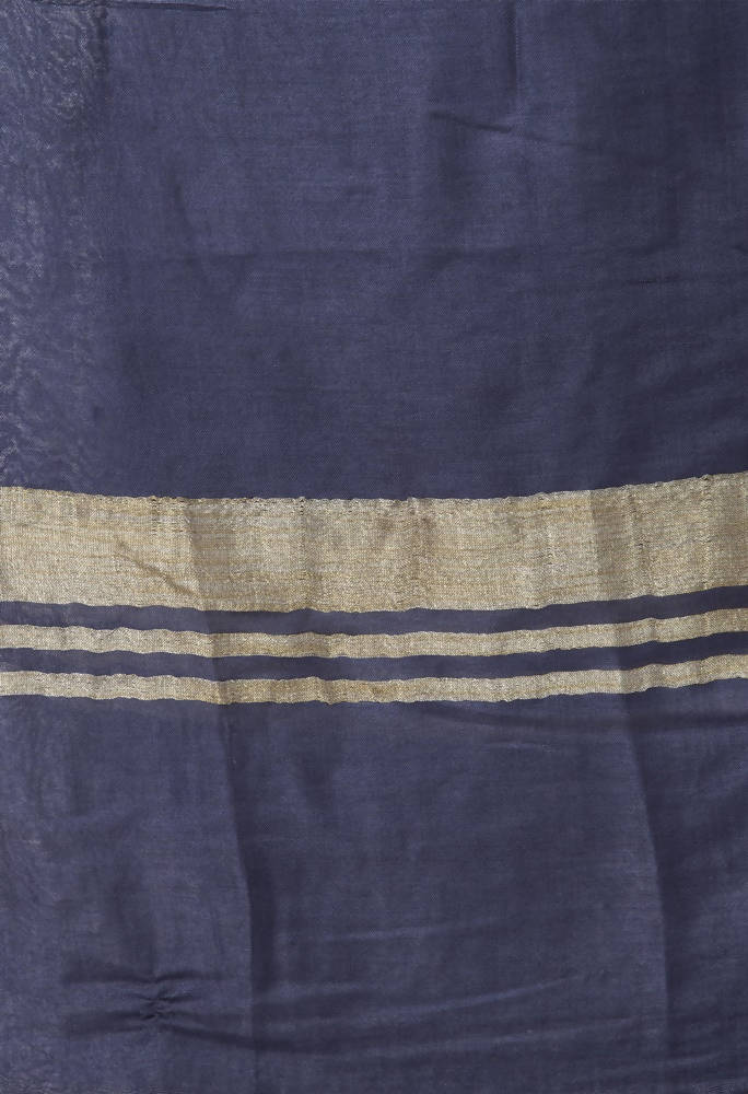Mominos Fashion Moeza Slub Cotton Navy Blue Dupatta | Grocsy