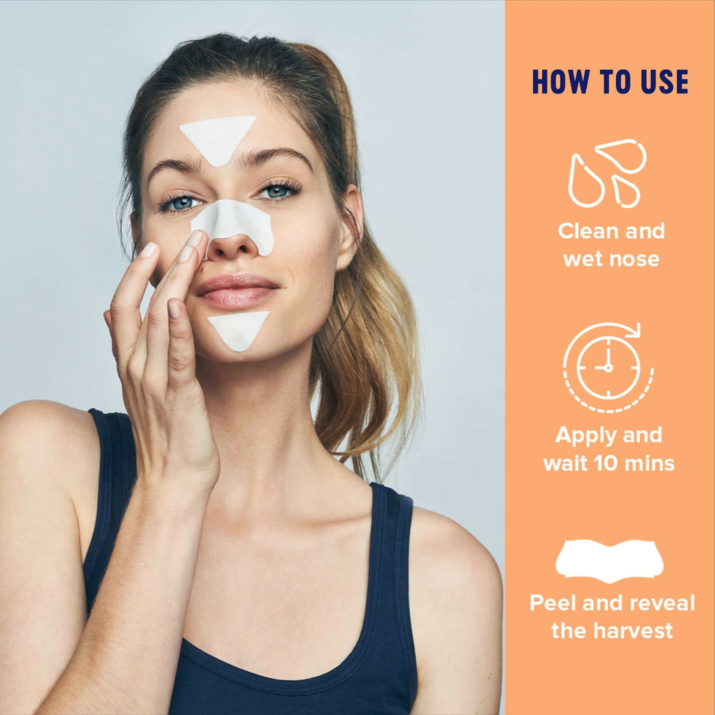 Biore Blackhead Eliminating Targeted Pore Strips | Grocsy