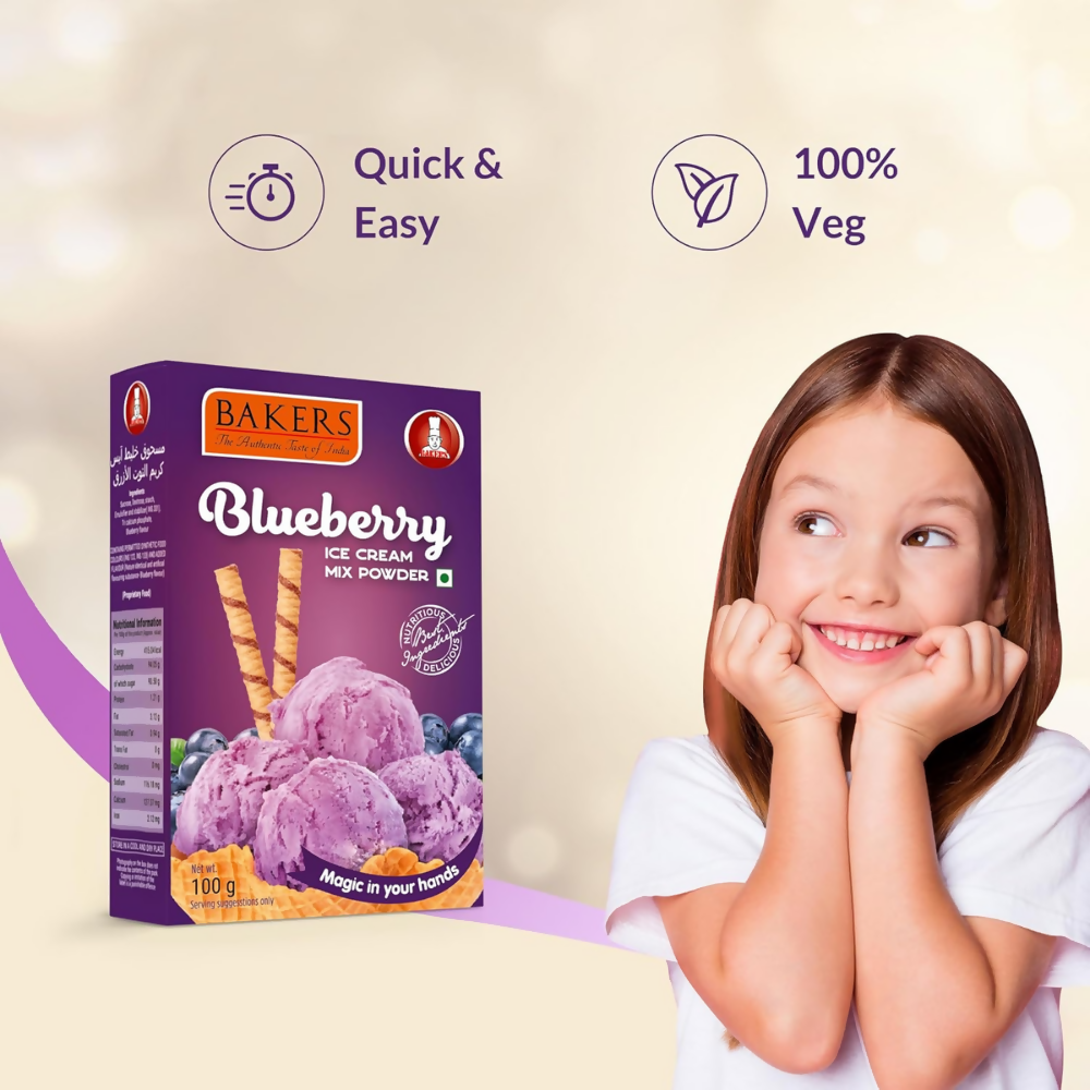 BAKERS Blueberry Ice Cream Powder | Grocsy
