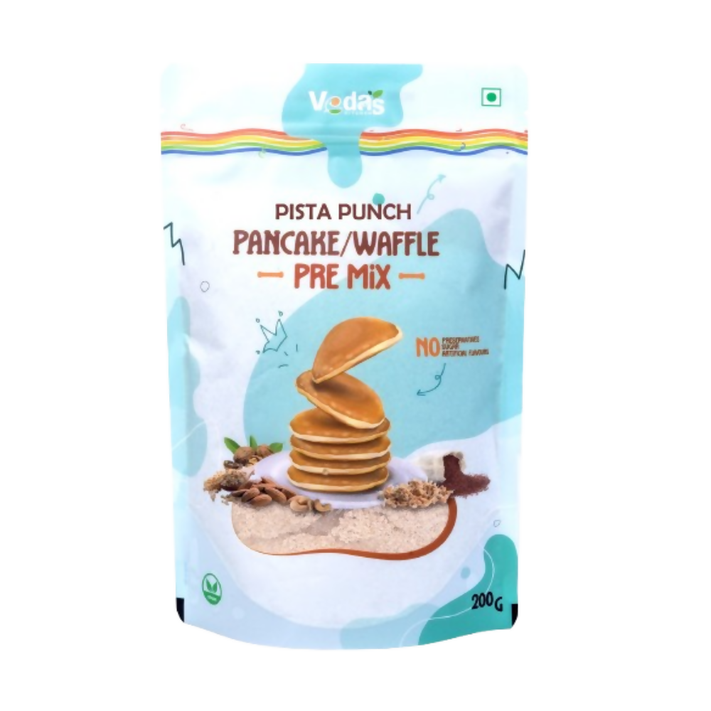 Vedas Kitchen Pista Punch Waffle/Pancake Premix | Grocsy