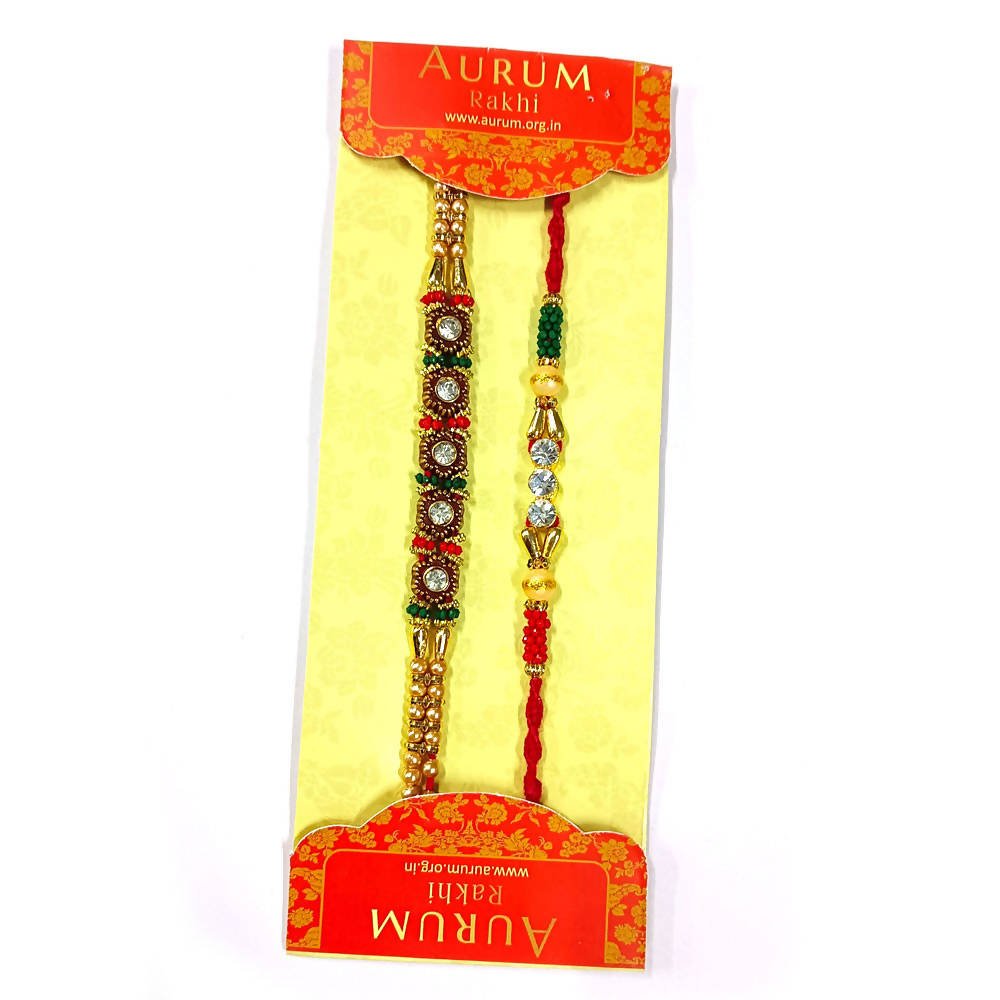 Aurum Design Rakhi Combo | Grocsy