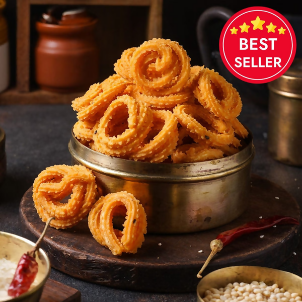Sweet Karam Coffee Andhra Murukku (Classic Crunch) | Grocsy
