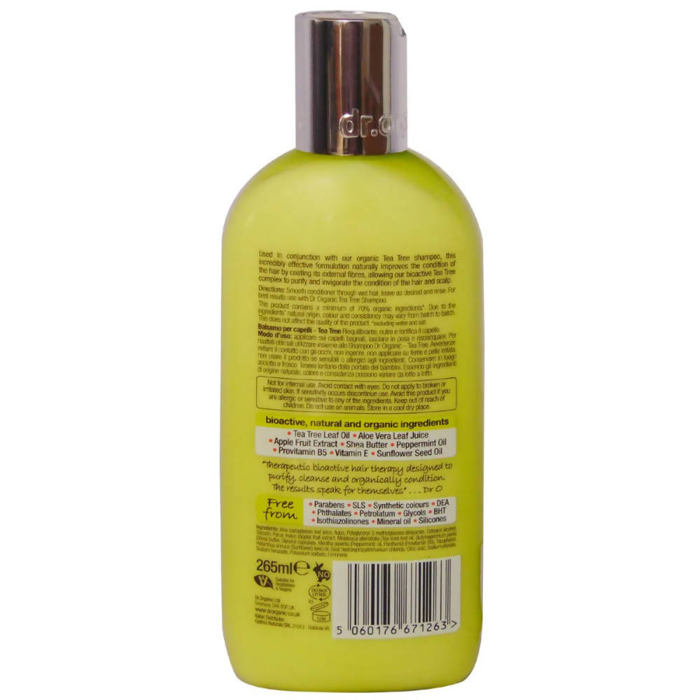 Dr.Organic Tea Tree Conditioner | Grocsy
