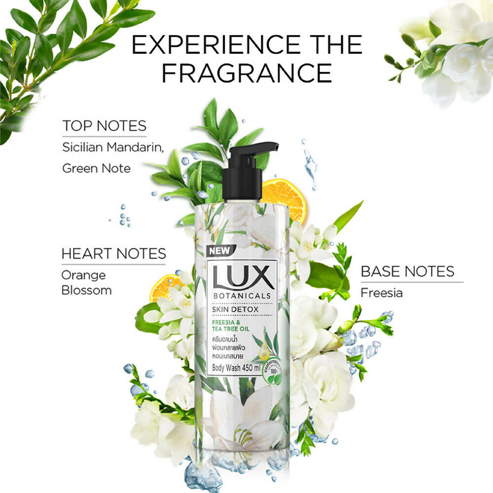 Lux Botanicals Skin Detox Body Wash with Freesia & Tea Tree Oil | Grocsy