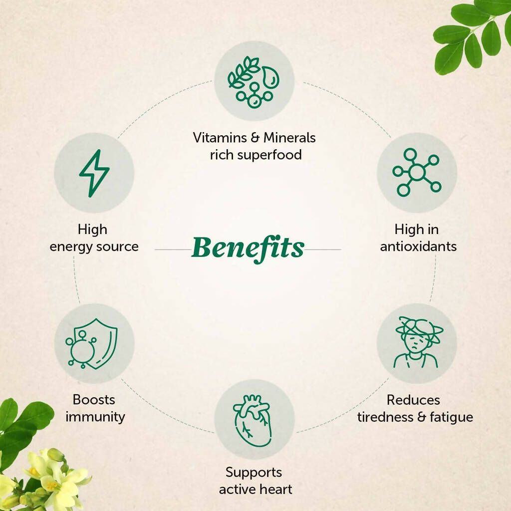 Neuherbs Organic Moringa Tablets | Grocsy