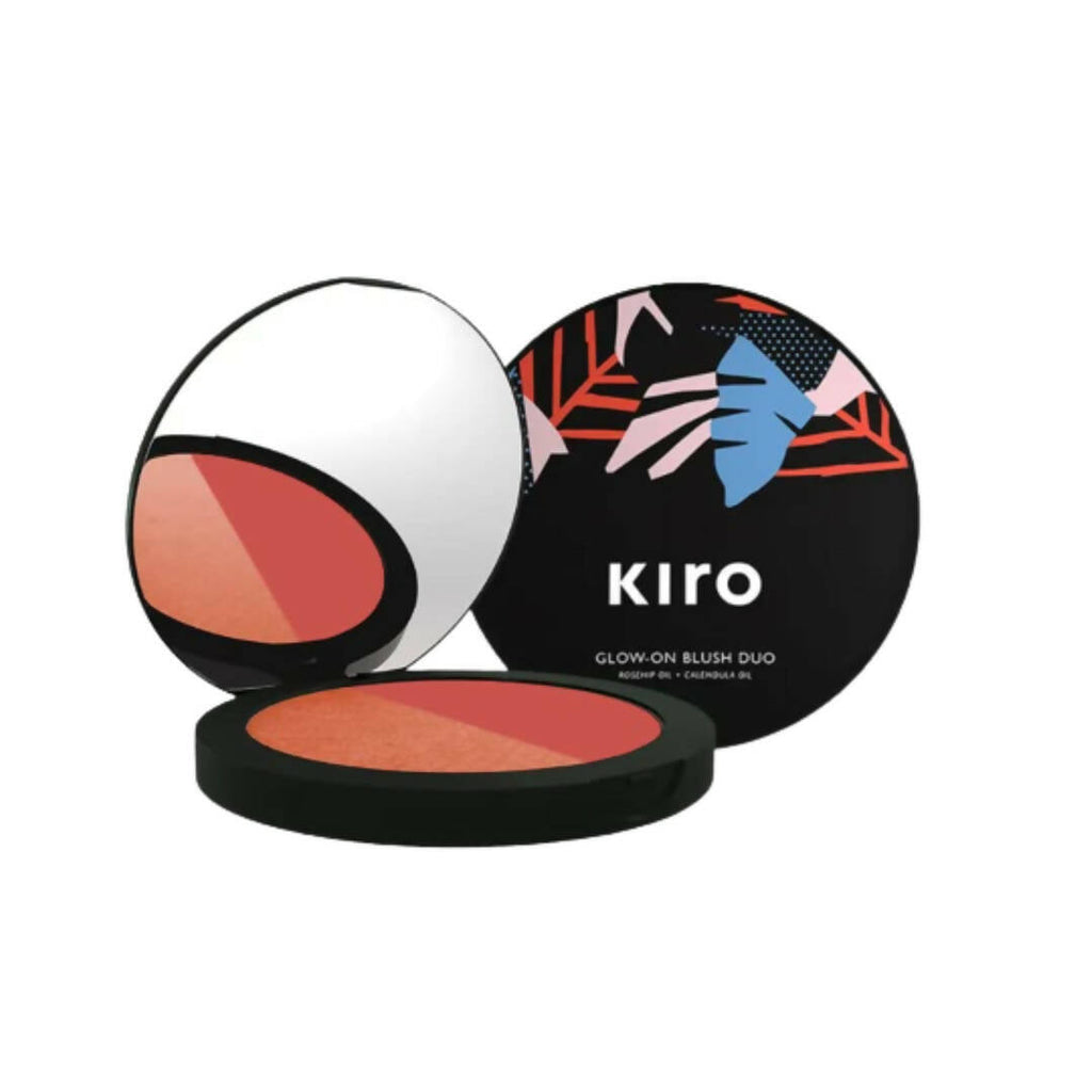 Kiro Glow-On Blush Duo - Classic Coral & Fresh Grapefruit | Grocsy