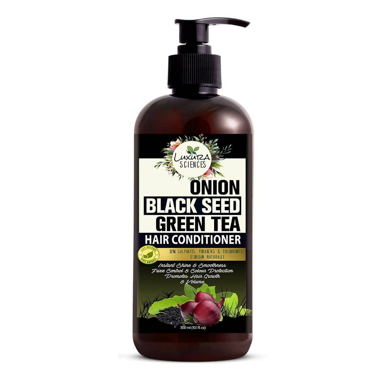 Luxura Sciences Onion Black Seed Green Tea Hair Conditioner | Grocsy