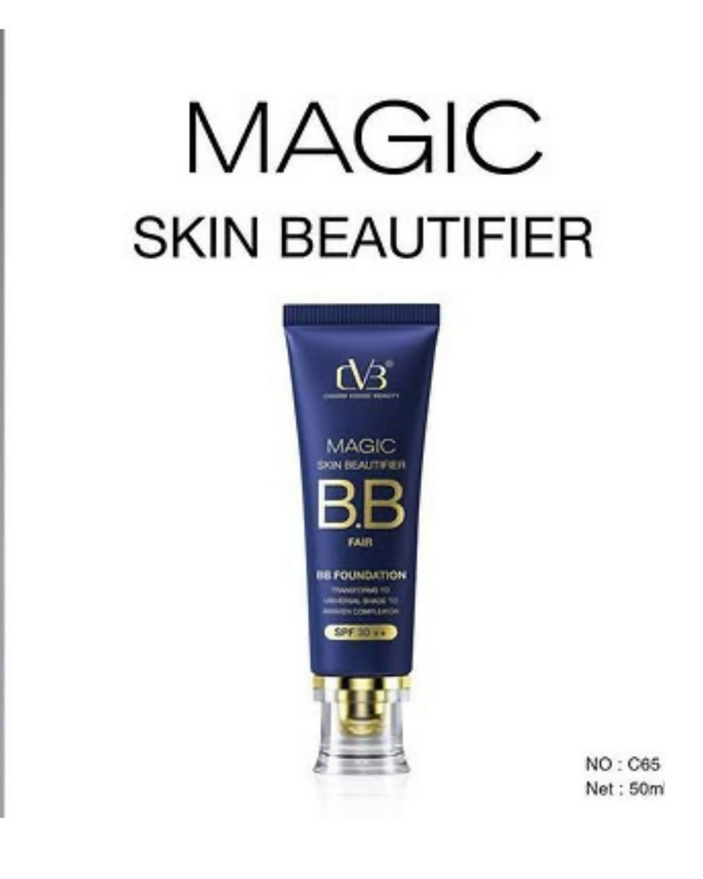 CVB C65 Magic Skin Beautifier BB Fair Cream | Grocsy