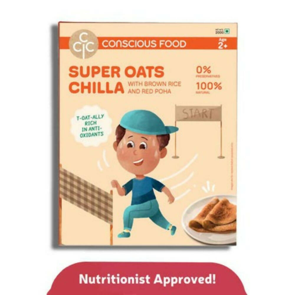 Conscious Food Super Oats Chilla | Grocsy