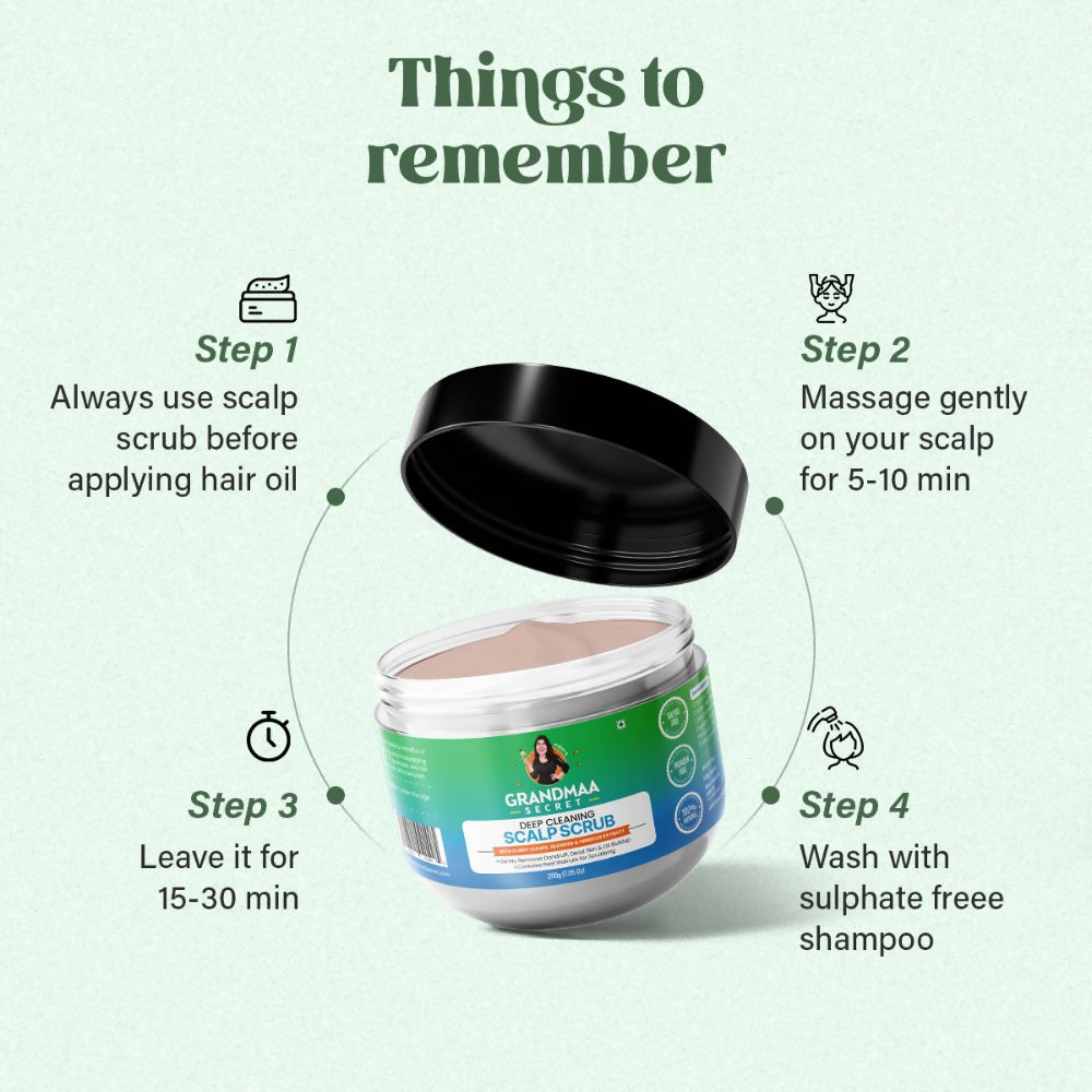 Nidhi's Grandmaa Secret Scalp Scrub | Grocsy
