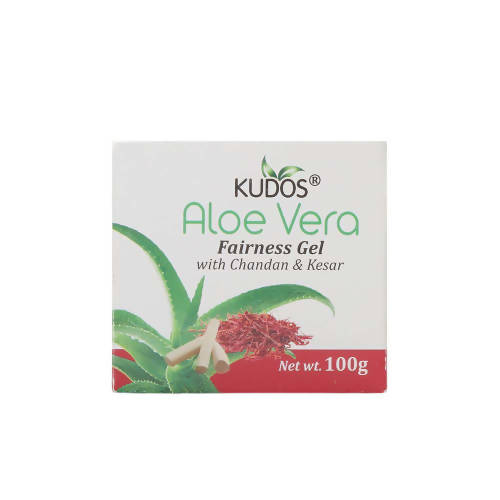 Kudos Ayurveda Aloe Vera Fairness Gel With Chandan & Kesar | Grocsy