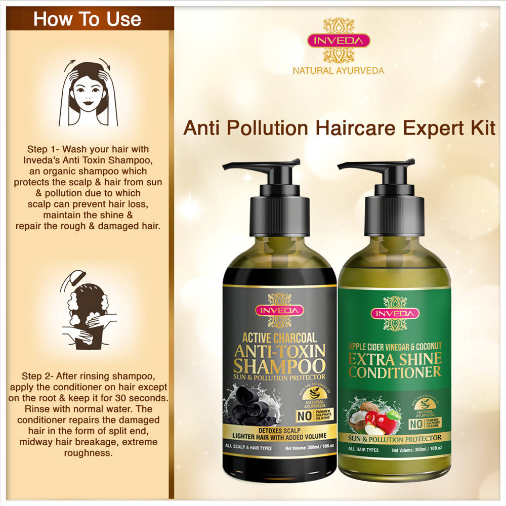 Inveda Anti Pollution Haircare Expert Kit | Grocsy