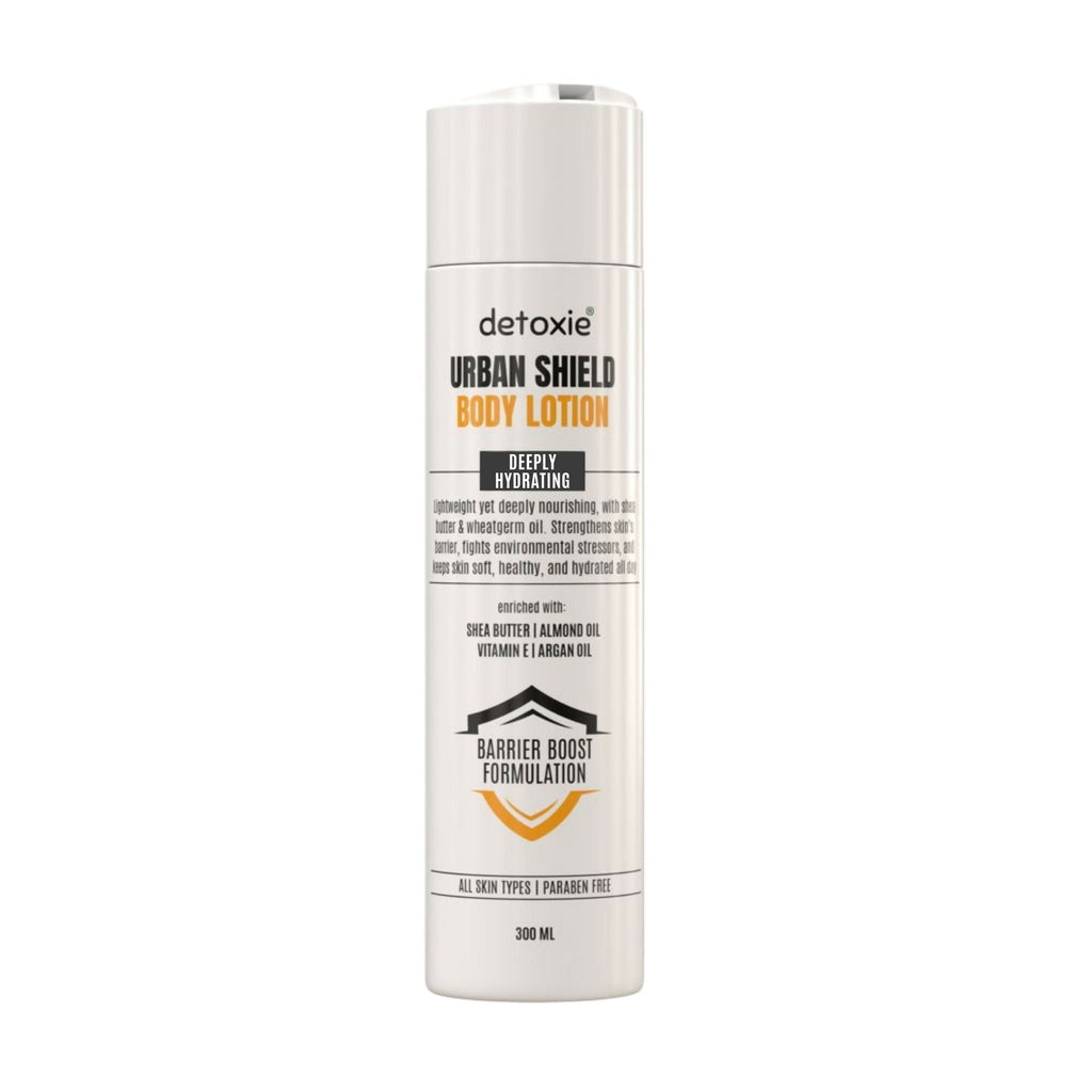 Detoxie Body Wash Lotion & Scrub Combo - Urban Shiled | Grocsy