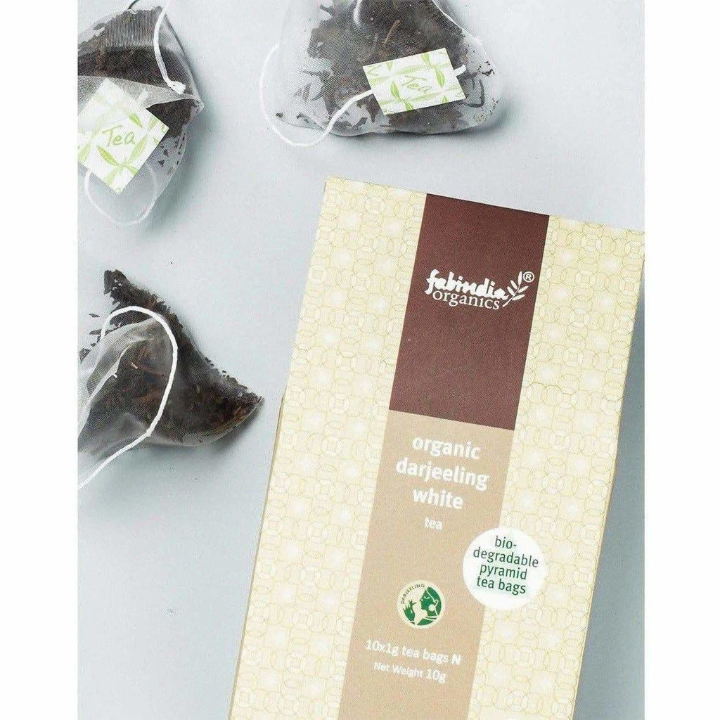 Fabindia White Darjeeling Premium Tea Bags | Grocsy