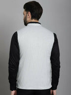 Even Apparels Nehru Jacket With Welt Pockets - Grey | Grocsy