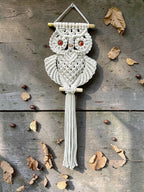 Sun Mun Decors Premium Macrame Owl | Grocsy