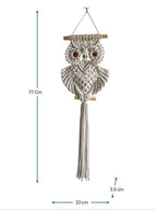 Sun Mun Decors Premium Macrame Owl | Grocsy