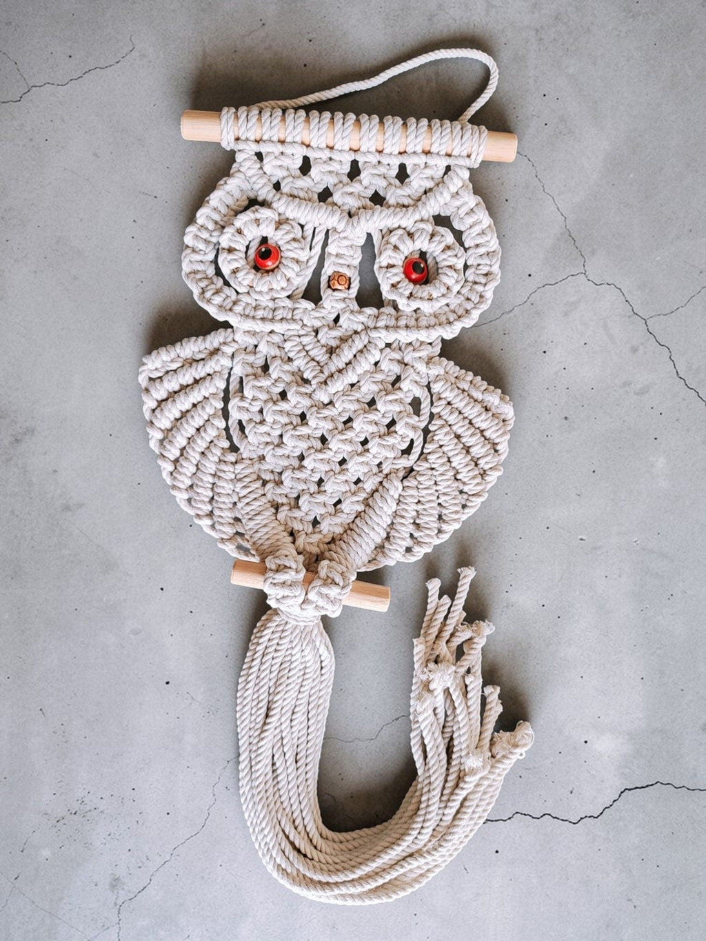 Sun Mun Decors Premium Macrame Owl | Grocsy