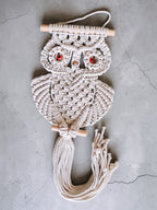 Sun Mun Decors Premium Macrame Owl | Grocsy
