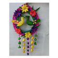 Shuddh Natural Hand Made Palm Leaf Double Parrot Wreath | Grocsy