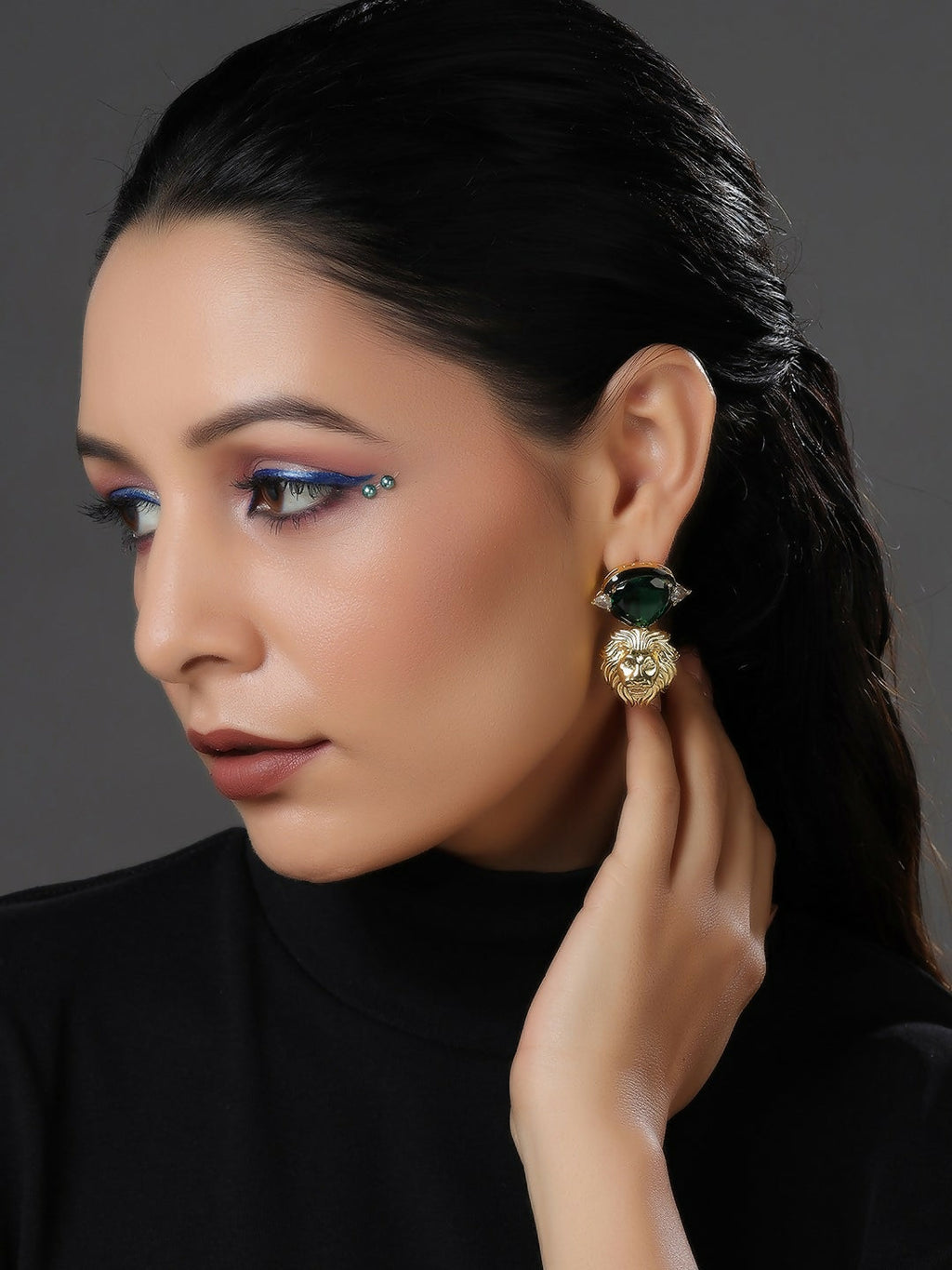 Green Danglers- Ruby Raang | Grocsy