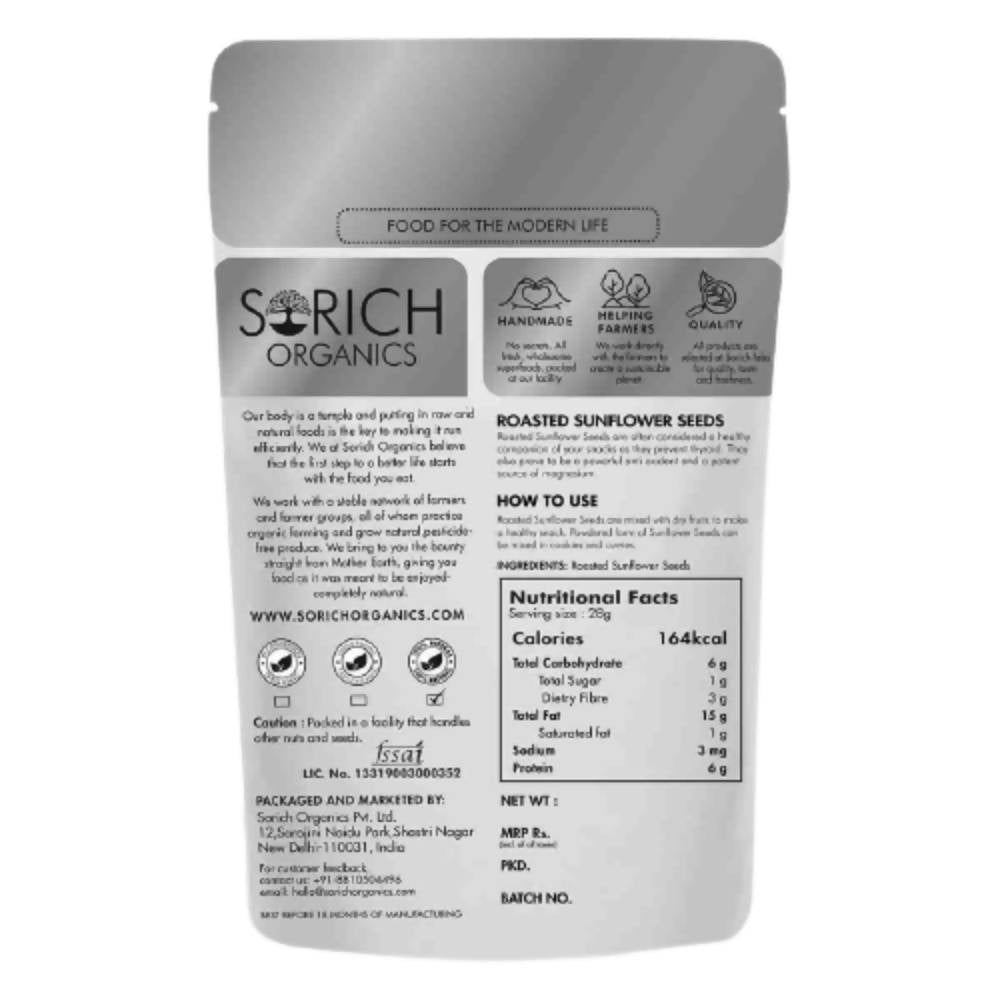 Sorich Organics Roasted Sunflower Seeds | Grocsy