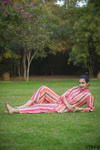 Women's Casual Fashionable Multi Mull Cotton co-ord set - Anya | Grocsy